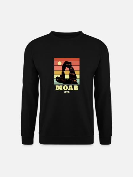 Moab Utah - Unisex Pullover - Schwarz