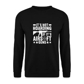 Pistolet Airsoft Airsoft Hobby - Sweat-shirt Unisexe - noir - Devant - Alina (178cm) & Michal (187cm)