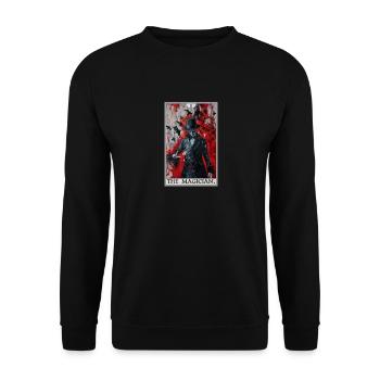 Tarotkarte The Magician Der Magier - Unisex Pullover - Schwarz - Vorne - Alina (178cm) & Michal (187cm)