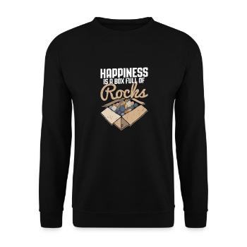 Have A Gneiss Day Geologist Geology - Unisex Pullover - Schwarz - Vorne - Alina (178cm) & Michal (187cm)