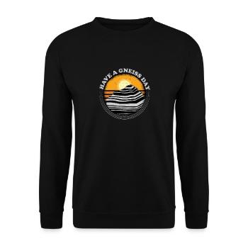 Collecteur de roches Géologue Géologue Géologie - Sweat-shirt Unisexe - noir - Devant - Alina (178cm) & Michal (187cm)