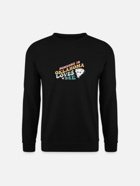 Someone In Oklahoma Loves Me - Unisex Sweatshirt - black