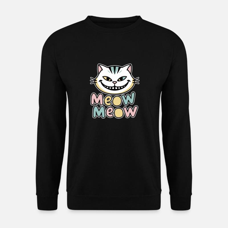 MEOW MEOW - Unisex Sweatshirt - black