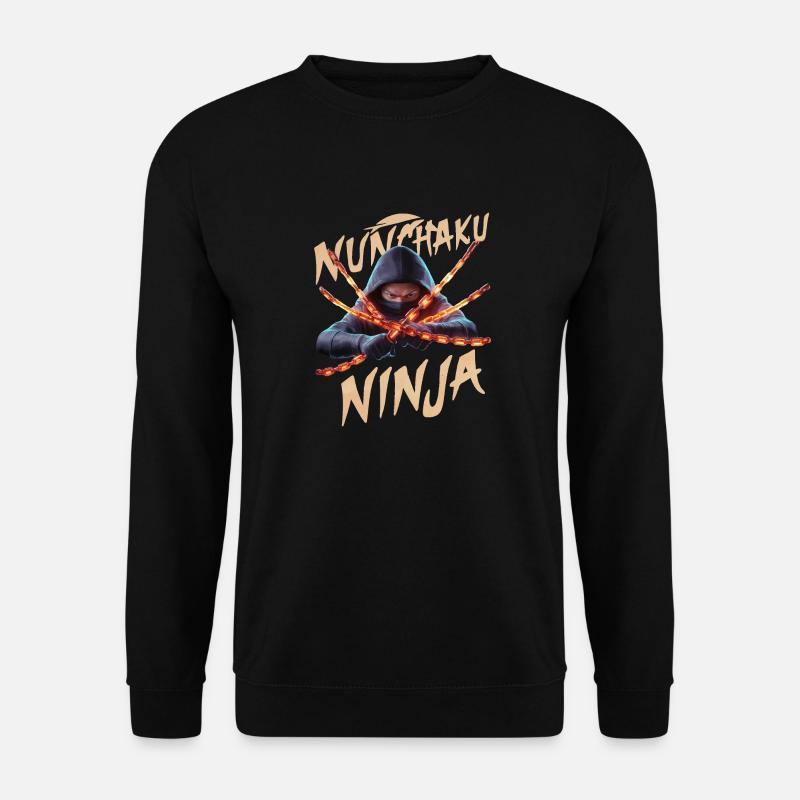 NUNCHAKU NINJA 01 - Unisex Sweatshirt - black