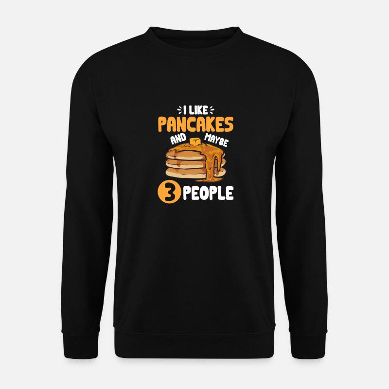 Pancake Breakfast Pancakes - Unisex Sweatshirt - black
