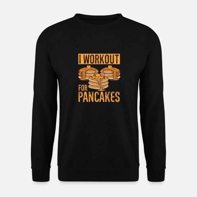 Pancake Breakfast Pancakes - Unisex Sweatshirt - black