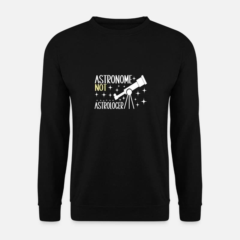 Astronom Astronomie - Unisex Pullover - Schwarz