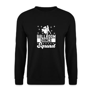 Ballsaal Tanz Ballsaaltänzer Gesellschaftstänzer - Unisex Pullover - Schwarz - Vorne - Alina (178cm) & Michal (187cm)