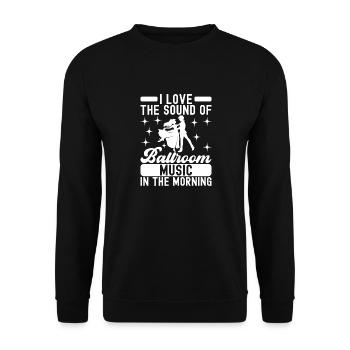 Ballsaal Tanz Ballsaaltänzer Gesellschaftstänzer - Unisex Pullover - Schwarz - Vorne - Alina (178cm) & Michal (187cm)