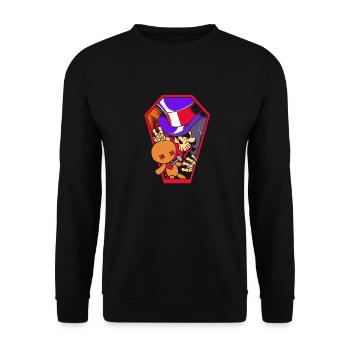 Squelette vaudou - Sweat-shirt Unisexe - noir - Devant - Alina (178cm) & Michal (187cm)