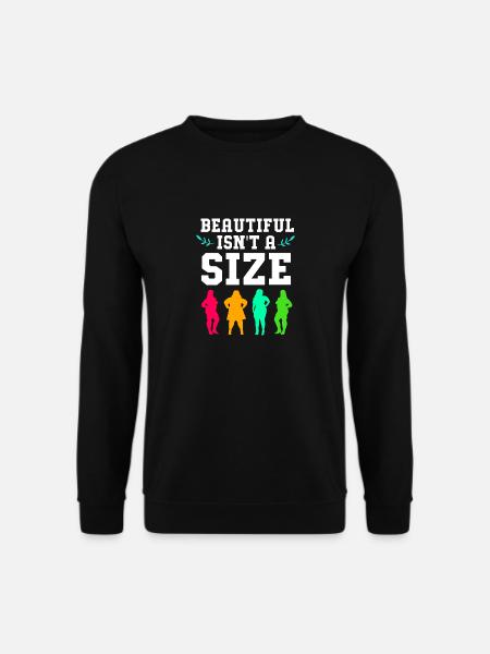 Body Positivity Feminist Feminismus Feministin - Unisex Pullover - Schwarz