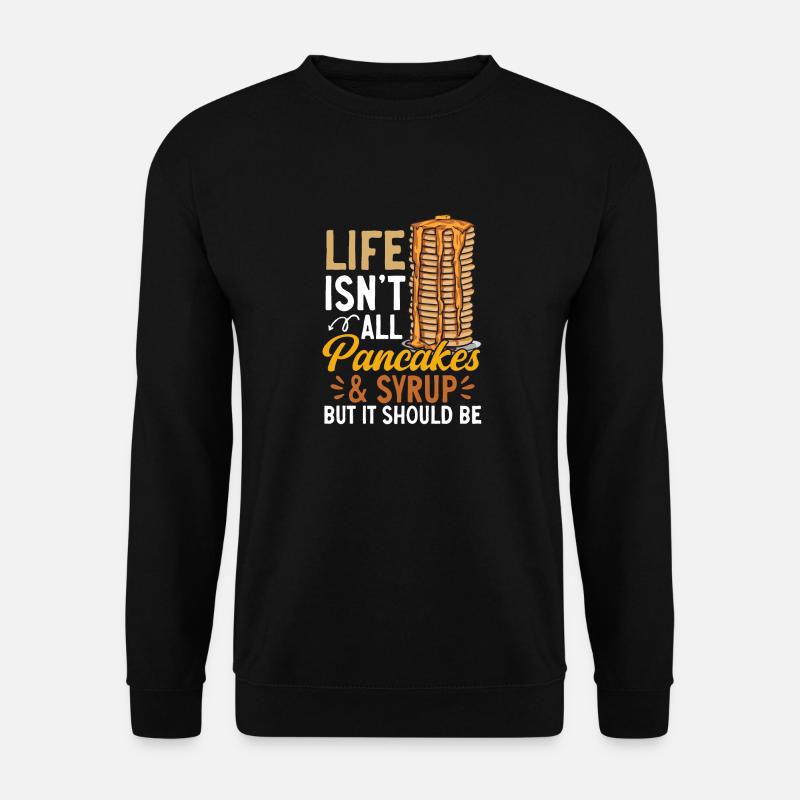 Pancake Breakfast Pancakes - Unisex Sweatshirt - black