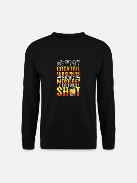Bartender Mixologist Cocktail - Unisex Sweatshirt - black