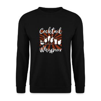 Bartender Mixologist Cocktail - Unisex Pullover - Schwarz - Vorne - Alina (178cm) & Michal (187cm)
