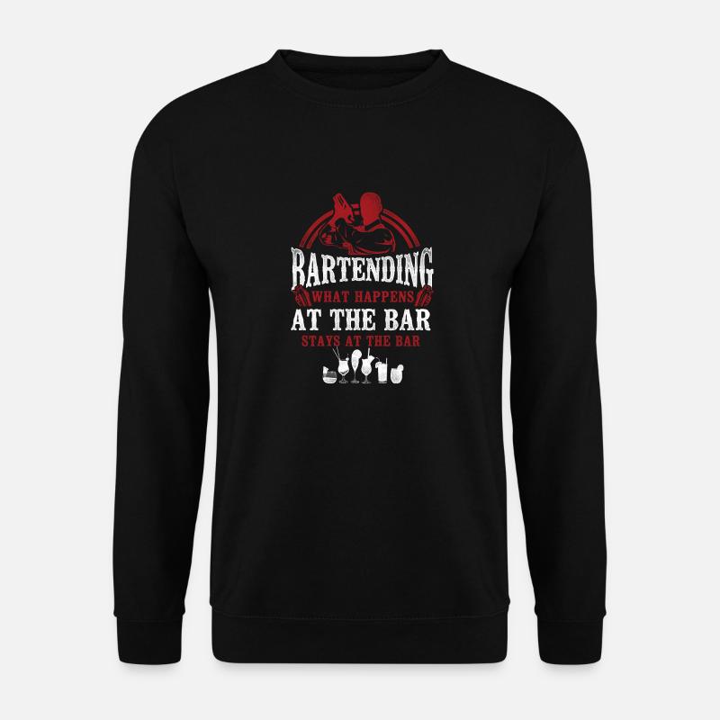 Barman Mixologue Barman - Sweat-shirt Unisexe - noir