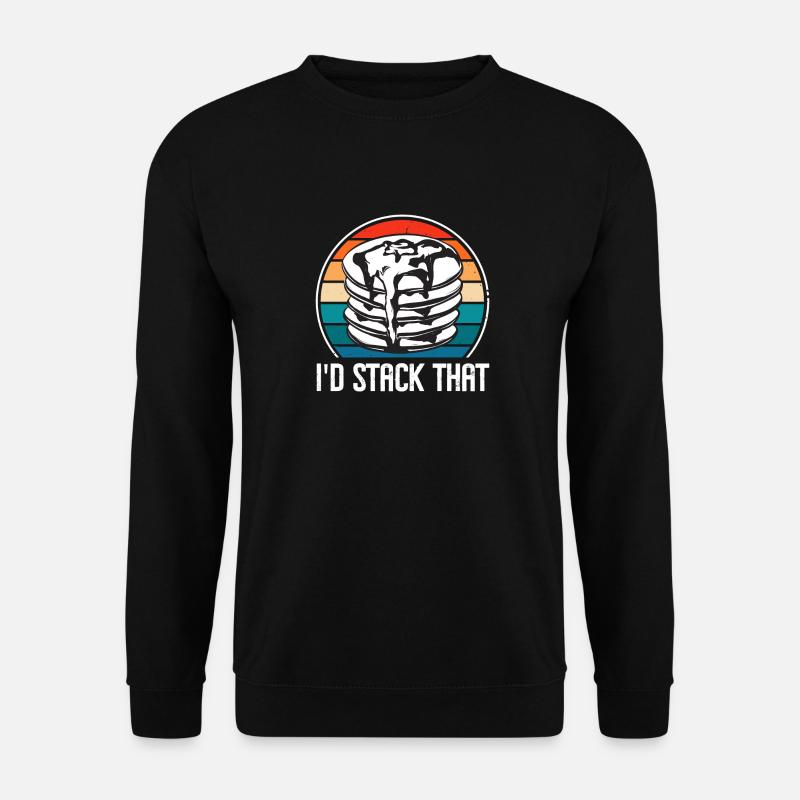 Pancake Breakfast Pancakes - Unisex Sweatshirt - black