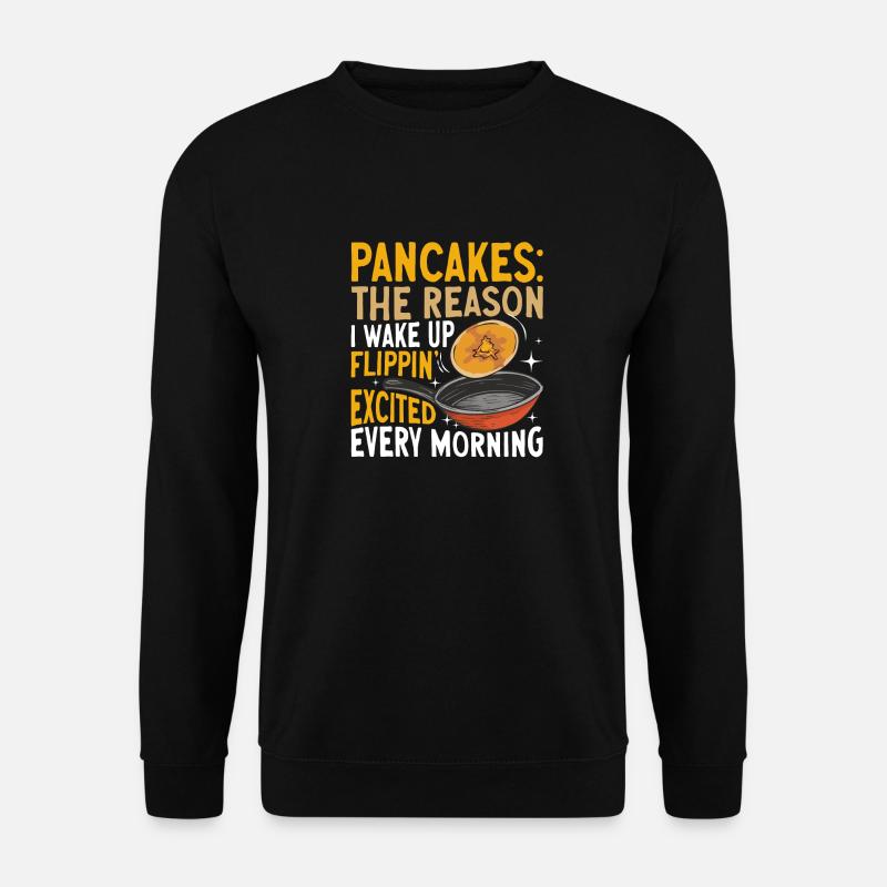 Pancake Breakfast Pancakes - Unisex Sweatshirt - black