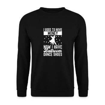 Ballsaal Tanz Ballsaaltänzer Gesellschaftstänzer - Unisex Pullover - Schwarz - Vorne - Alina (178cm) & Michal (187cm)