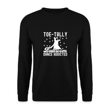 Ballsaal Tanz Ballsaaltänzer Gesellschaftstänzer - Unisex Pullover - Schwarz - Vorne - Alina (178cm) & Michal (187cm)