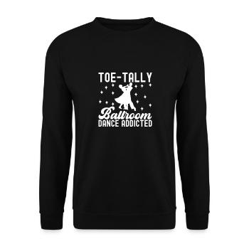 Ballsaal Tanz Ballsaaltänzer Gesellschaftstänzer - Unisex Pullover - Schwarz - Vorne - Alina (178cm) & Michal (187cm)
