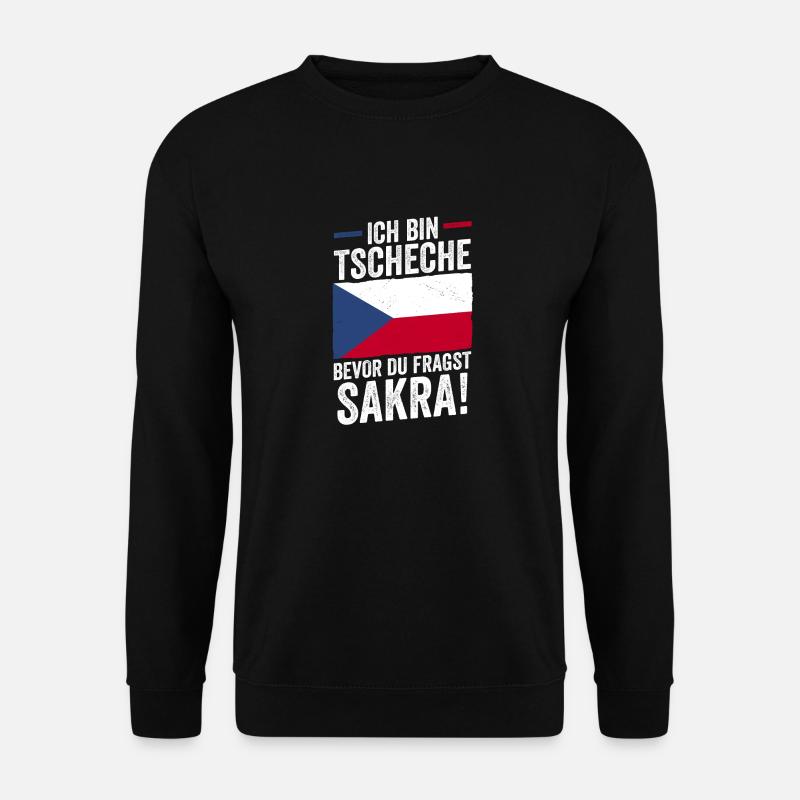Tchèques République tchèque - Sweat-shirt Unisexe - noir