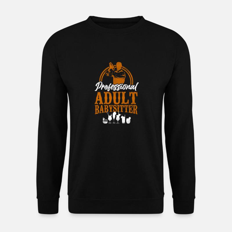 Bartender Mixologist Professional - Unisex Pullover - Schwarz