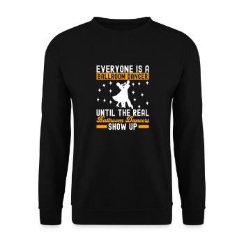 Ballroom Dance Ballroom Dancers Ballroom Dancers - Unisex Sweatshirt - black - Front - Alina (178cm) & Michal (187cm)