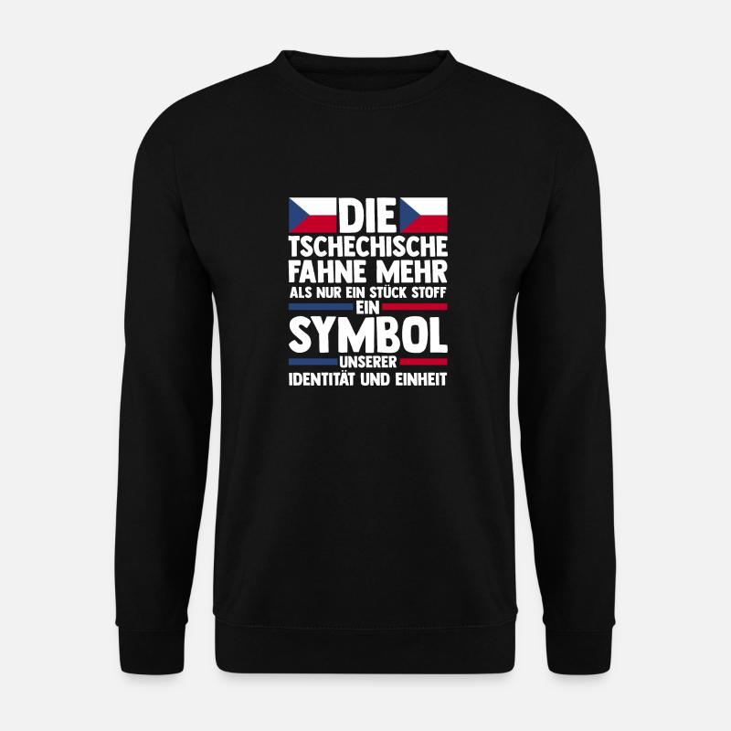 Tschechen Tschechisch Tschechien - Unisex Pullover - Schwarz