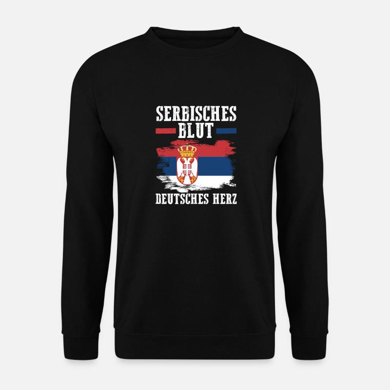 Serbian Serbian Germany Serbia - Unisex Sweatshirt - black
