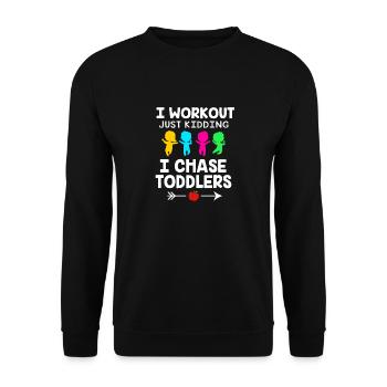 Daycare Center Education Educator Educator - Unisex Sweatshirt - black - Front - Alina (178cm) & Michal (187cm)
