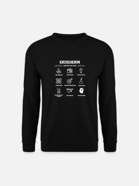 Erzieherin und noch viel mehr - Unisex Pullover - Schwarz