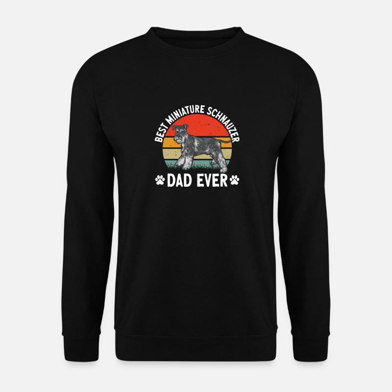 Miniature Schnauzer Dog Schnauzer - Unisex Sweatshirt - black