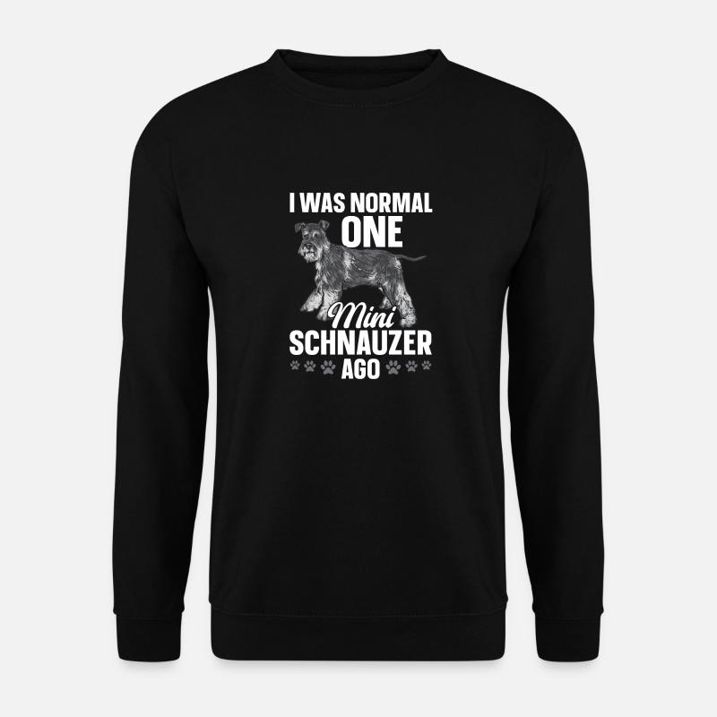 Miniature Schnauzer Dog Schnauzer - Unisex Sweatshirt - black