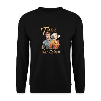 PAAR Tanz das Leben - Unisex Pullover - Schwarz - Vorne - Alina (178cm) & Michal (187cm)