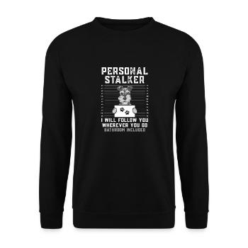 Schnauzer nain Chien Schnauzer - Sweat-shirt Unisexe - noir - Devant - Alina (178cm) & Michal (187cm)