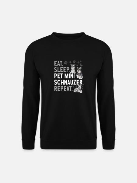 Miniature Schnauzer Dog Schnauzer - Unisex Sweatshirt - black