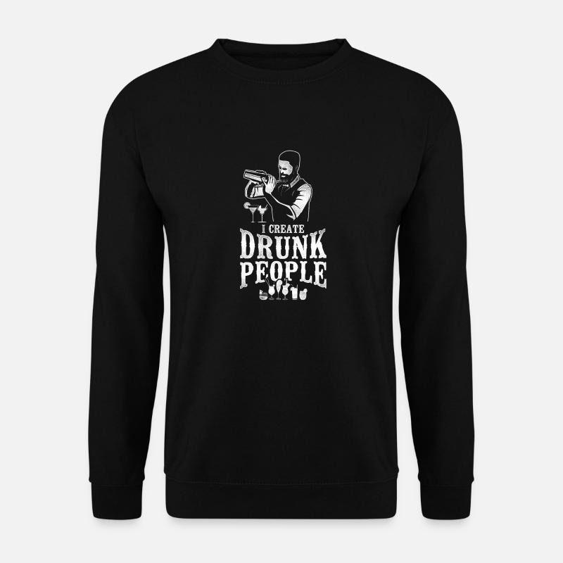 Barman Mixologue Je crée - Sweat-shirt Unisexe - noir