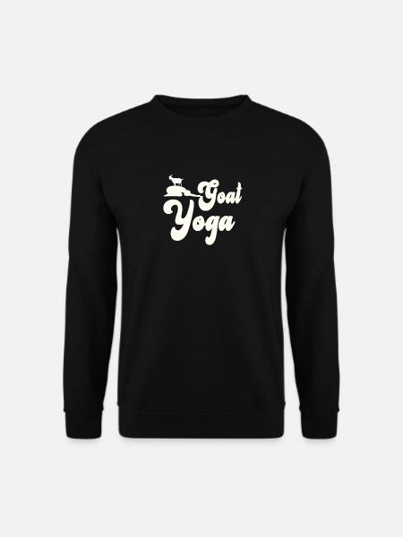 Goat Yoga Meditation - Unisex Sweatshirt - black
