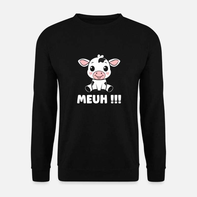 cow - Unisex Sweatshirt - black