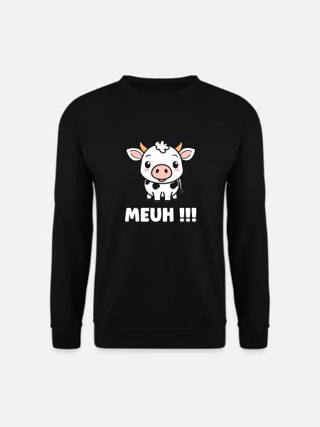 cow - Unisex Sweatshirt - black