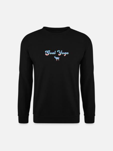 Goat Yoga Meditation - Unisex Sweatshirt - black