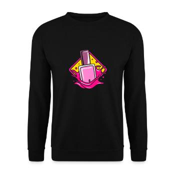 Kosmetikerin - Unisex Pullover - Schwarz - Vorne - Alina (178cm) & Michal (187cm)