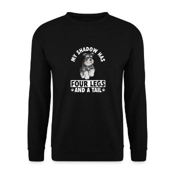 Schnauzer nain Chien Schnauzer - Sweat-shirt Unisexe - noir - Devant - Alina (178cm) & Michal (187cm)