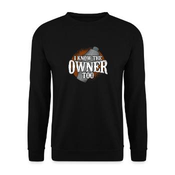 Barman Mixologue Je connais le - Sweat-shirt Unisexe - noir - Devant - Alina (178cm) & Michal (187cm)