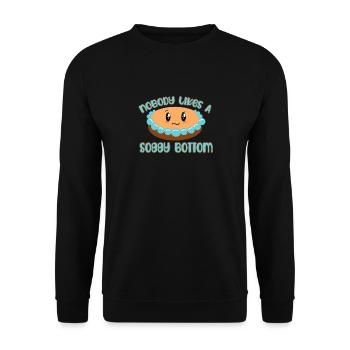 Personne n’aime un sol mou - Sweat-shirt Unisexe - noir - Devant - Alina (178cm) & Michal (187cm)