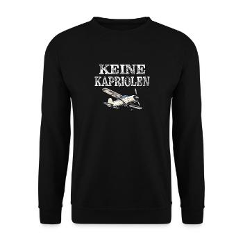 AVION SANS CABRIOLES - Sweat-shirt Unisexe - noir - Devant - Alina (178cm) & Michal (187cm)