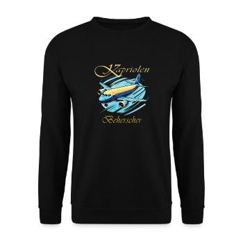 AVION Capers Masters - Sweat-shirt Unisexe - noir - Devant - Alina (178cm) & Michal (187cm)