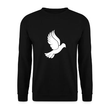 Dove - Unisex Sweatshirt - black - Front - Alina (178cm) & Michal (187cm)