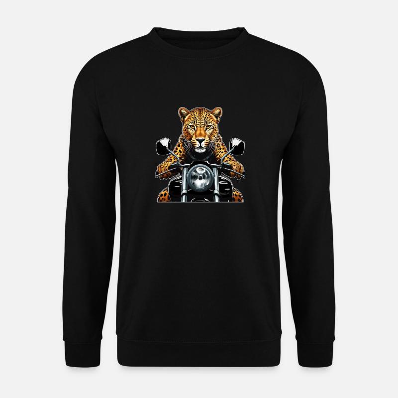 LEOPARD MOTORRAD - Unisex Pullover - Schwarz