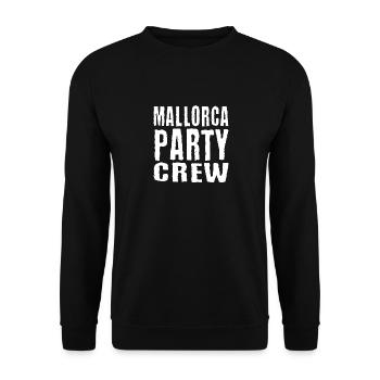 Mallorca Party Crew - Unisex Pullover - Schwarz - Vorne - Alina (178cm) & Michal (187cm)